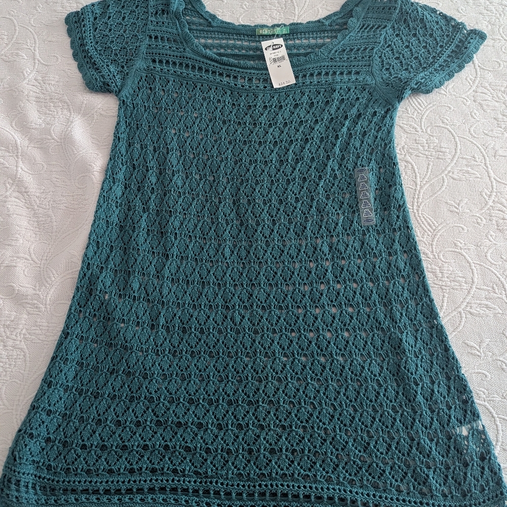 Old Navy Teal Knit Top